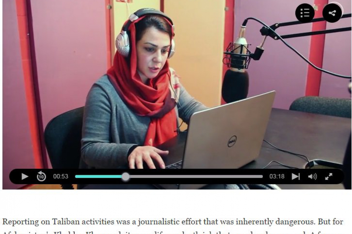 The Fearless Journalist Spotlighting Afghanistan's Women